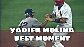 MLB  Yadier Molina Best moments Compilation [upl. by Adekam]