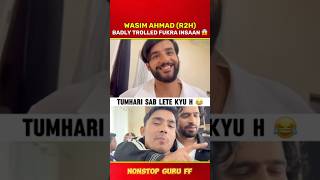 Fukra Insaan Badly Trolled By Wasim Ahmad Round 2 Hell  😱 shorts [upl. by Zetnas]