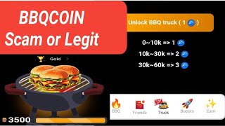 BBQcoin telegram Airdrop scam or Legit [upl. by Rozelle]