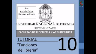 Tutorial 10 de MATLAB en español  Funciones de Librería [upl. by Roman]