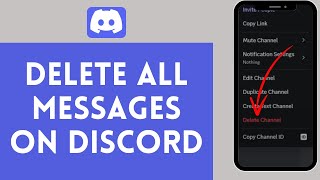 How to Delete All Messages on Discord 2024  Clear All Messages From Your Discord Server [upl. by Atekahs]