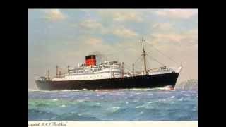 rms Parthia Cunard BigbandSkyliner [upl. by Enaujed]