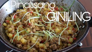 Easy 15minute Meal l Pinatisang Giniling l Renell Lumagui Filipino Recipe [upl. by Enajiram762]