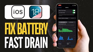 FIX iPhone Battery Draining Fast in iOS 18  Fix Battery Drain Issue After Update iOS 18 BETA [upl. by Srevart]