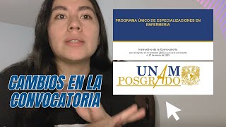 Convocatoria para las especialidades de enfermería  UNAM ✅ [upl. by Julia662]