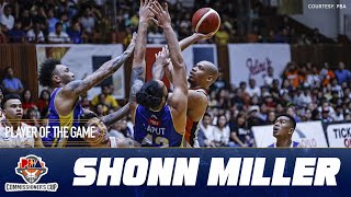 Shonn Miller posts huge doubledouble in debut  PBA Season 48 Commissioners Cup [upl. by Giusto]