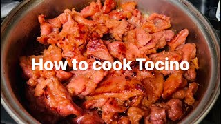 How to cook frozen Filipino pork Tocino [upl. by Ynnor]