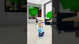 Do NASCIMENTO à MORTE de um BOBÃO com QI mas ele cresce… no ROBLOX 😈 shorts [upl. by Sucramd]