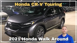 2021 Honda CRV Touring Walk Around Review [upl. by Aramois762]