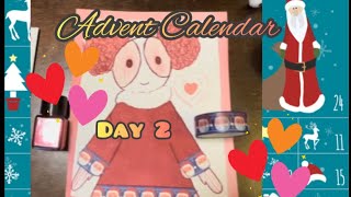 INKVENT CALENDAR  LEGAMI ADVENT CALENDAR  Day 2 Art Fun Unboxing and Art inkvent legami [upl. by Nytsrik26]