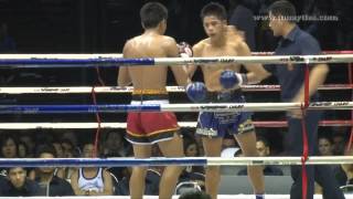 Muay Thai  Denner vs Sangtawan  Lumpini Stadium 31th December 2013 KO [upl. by Kaitlynn]