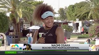 Naomi Osaka Fourth Round Win [upl. by Ylas]