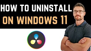 ✅ How To Uninstall DaVinci Resolve 18 on Windows 11 Full Guide [upl. by Sayce542]