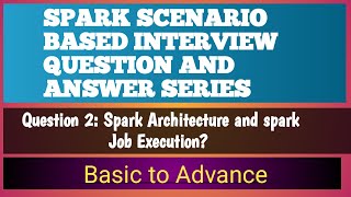 question 2  spark scenario based interview question and answer  spark architecture [upl. by Arissa]