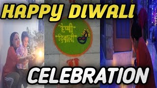 diwali special vlog।।rangoli।।pushpa ki duniya familyvlog [upl. by Efram]