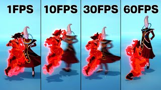 Sparking Zero FPS COMPARISON 1 FPS VS 10 FPS VS 30 FPS VS 40 FPS VS 60 FPS [upl. by Kay]