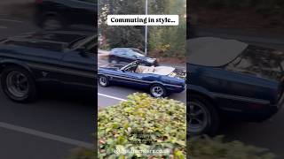 There are worst ways to get to work commuting classiccars mustang driving classicamerican [upl. by Spearman]