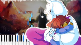 Undertale  Respite  LyricWulf Piano Tutorial on Synthesia  OST 94 [upl. by Toole]