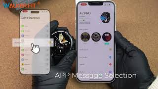 Walkerfit A2 Pro How to pair and set up your smart watchFor your iPhone [upl. by Whiting]