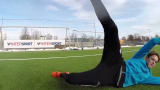 Torwart Training am Deutschen Fußball Internat [upl. by Salena840]