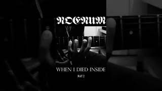 Noenum  When I Died Inside Guitar Riffs shorts blackmetal guitar [upl. by Pederson]