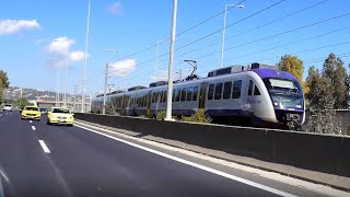 Chasing Two HT Desiro Trains to amp from Athens International Airport AIA  430 [upl. by Florinda]