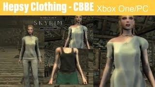 Skyrim SE Xbox OnePC ModsHepsy Clothing  CBBE [upl. by Templa]