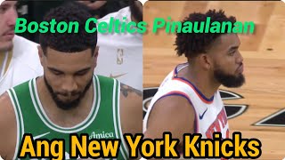 Boston Celtics nagpaulan nang Threes sa NBA Opening Night laban sa New York Knicks nbahighlights [upl. by Wilma805]