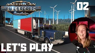 AMERICAN TRUCK SIMULATOR  Da liegt ein Flugzeug auf der Autobahn Lets play 02 deutsch [upl. by Heng]