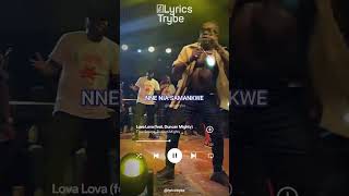 Tiwa Savage ft Duncan Mighty  Lova Lova Lyrics lyricstrybe afrobeats [upl. by Druci]