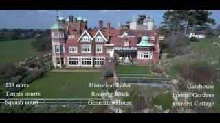 Bawdsey Manor from the air [upl. by Rairb]