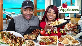 Applebees Mukbang with ZaddyChunkChunk [upl. by Duwad]