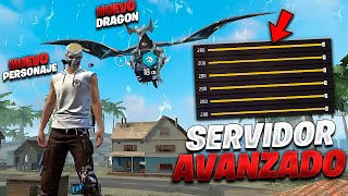 Probé El SERVIDOR AVANZADO en Free Fire 2024😈 NUEVO AIDROP DRAGONCITO [upl. by Karilynn]