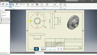 ANDREEs Inventor 2018  Tutorial 17  Zeichnung Bemaßung Oberfläche Toleranzen [upl. by Reilamag]