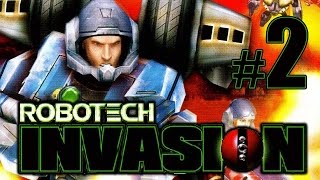 Robotech Invasion gameplay walkthrough Part 2 PS2 XBOX [upl. by Eerej]