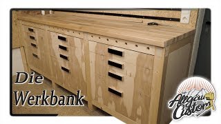 Stabile Werkbank selber bauen  How to build a Workbench Teil 44 [upl. by Tench]