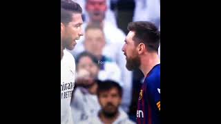 Messi 🐐vs Ramos 🐐 trending viral football shorts fyp [upl. by Gnuhp]