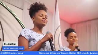 EBENEZER FRANCOHAITIAN SDA CHURCH SYRACUSE 11092024 [upl. by Dearden]