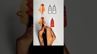 Gumball Hot dog Guy Sauce Challenge 🌭 shorts thejoy3 trend [upl. by Gundry]