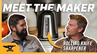 Rolling Knife Knife Sharpener  Meet the Maker [upl. by Ricardama65]