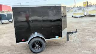 Cargo Mate 5x8 Enclosed Cargo Trailer  AAA Trailer  Howell MI [upl. by Dreeda15]