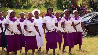 MATONGO LUTHERAN CHOIR PERFORMING AT ZACHARIA NYAMONGOS BURIAL CEREMONY [upl. by Santos]