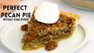 The Best Pecan Pie without Karo Syrup [upl. by Ranit819]