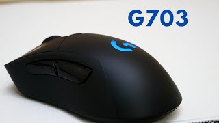 Unboxing amp Review Logitech G703 LIGHTSPEED Mouse [upl. by Oirrad379]