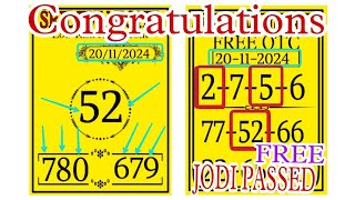 SRIDEVI NIGHT MATKA TODAY 20112024 SRIDEVI TELUGU TODAY RESULT 100 [upl. by Uria]