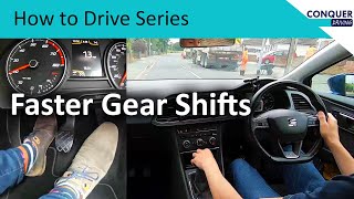 How to shift gears quickly and smoothly in a manual car [upl. by Jed941]