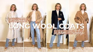 Best Wool Coats for Winter 2023 ❄  Sezane Mango Zara and MORE [upl. by Ahse]