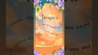 Solo respira y aquieta tu mente🌸 respiración frasespositivas shorts [upl. by Dallman]