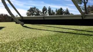 Hand Brushing In Greens Topdressing Sand [upl. by Still]