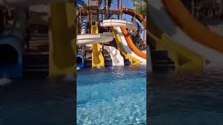 Worlds slowest water side 😂subscribe waterpark holiday [upl. by Trillbee]